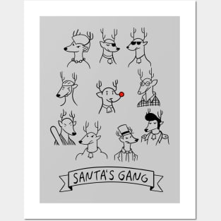 Santa's Gang Posters and Art